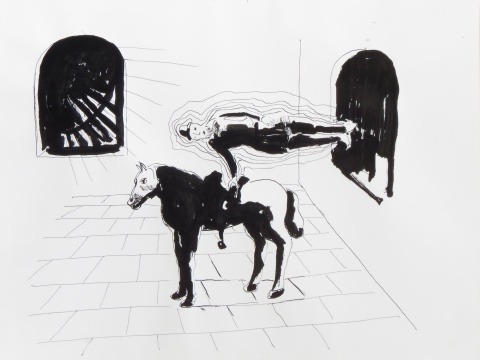 AIR LOOM 2017 ink 29,5 x 39 cm