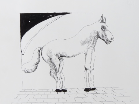 AIR LOOM 2017 ink 29,5 x 39 cm