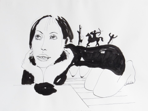 AIR LOOM 2017 ink 29,5 x 39 cm