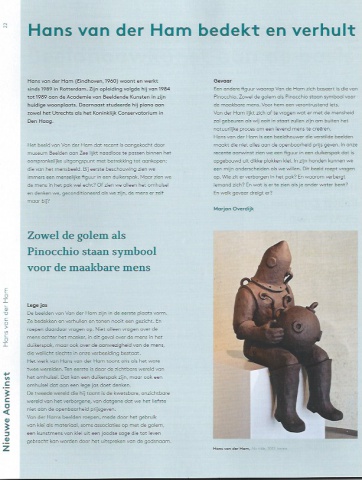 Hans van der Ham bedekt en verhult
