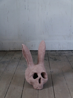 n.t. 2004 fired pink clay H: 41 cm