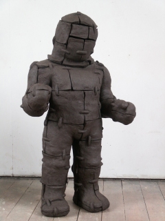 n.t. 2007 fired black clay H: 127 cm private collection Amsterdam