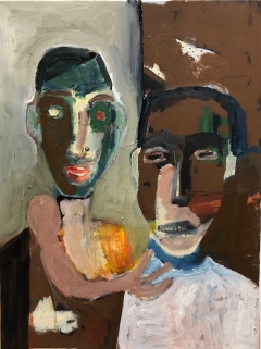 Who's afraid of butterflies 2023 oil on canvas 80x60 cm private collection NL