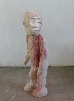 n.t. 2020 plaster/pigment H: 140 cm
