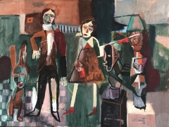 The Collectors 2022 oil on canvas 150x200 cm