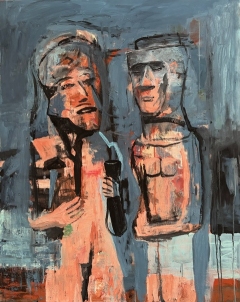 The Search 2024 oil on canvas 100x80 cm