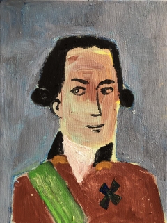 n.t. 2021 mixed media 40x30 cm private collection Amsterdam