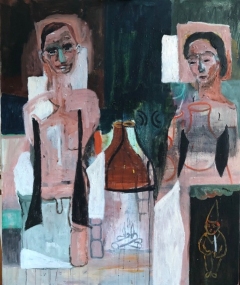 n.t. 2022 oil on canvas 120x100 cm collection Dutch Embassy Madrid