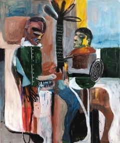 n.t. 2022 oil on canvas 120x100 cm