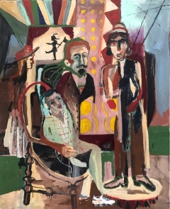 Caligari 2022 mixed media 160x130 cm