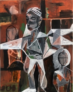 Paper Plane 100x80 cm oil on canvas