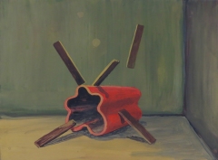 n.t. 2014 gouache on panel 23 x 31 cm private collection Norfolk (GB)