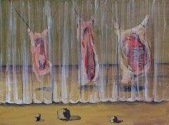 n.t. 2014 gouache on panel 23 x 31 cm